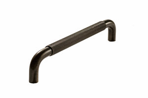 Arc Antique Brass curved knurled handle 160mm