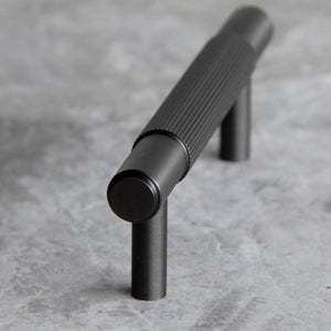 Riblo Ribbed Handle in Industrial Grey Gunmetal - Detail